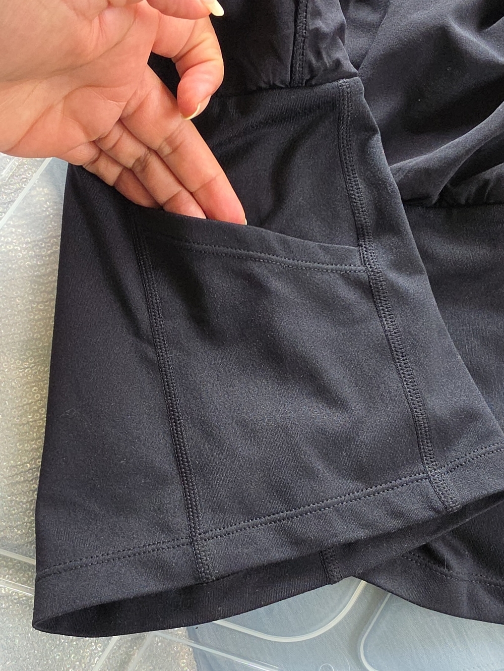 Zella Womens Size XS Black Skort Tennis Athletic Skirt - Picture 7 of 7